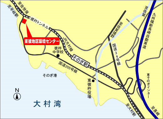 東彼地区環境センターの案内図_詳細案内図