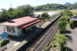 小串郷駅空撮