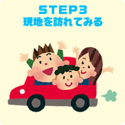 STEP3　現地を訪れてみる